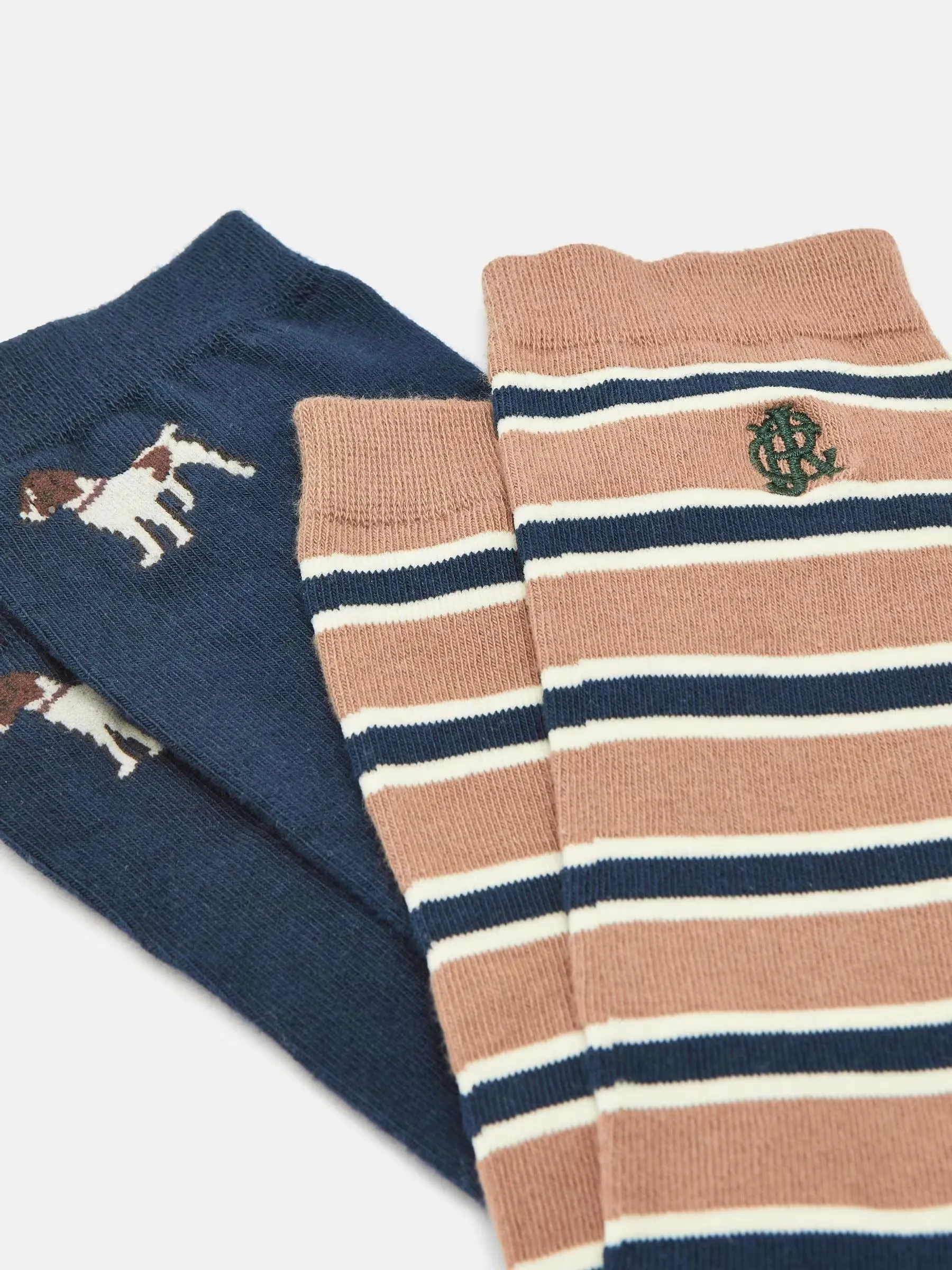 Joules Kingsbury Men's 2 Pack Socks