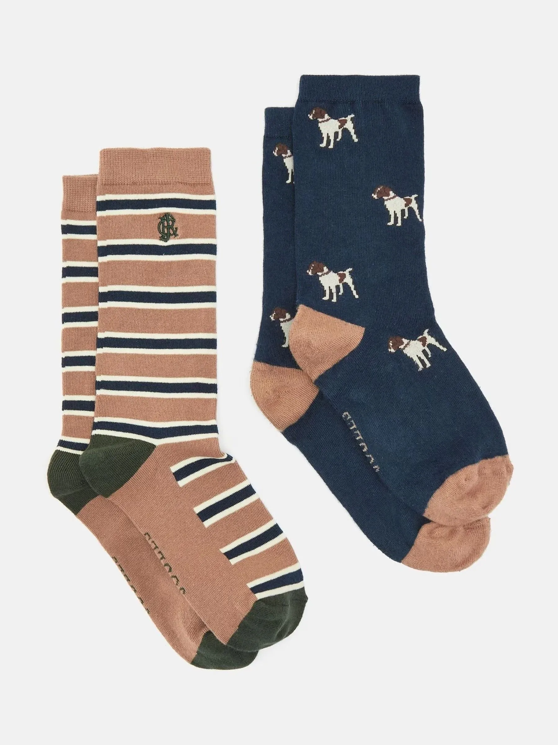 Joules Kingsbury Men's 2 Pack Socks