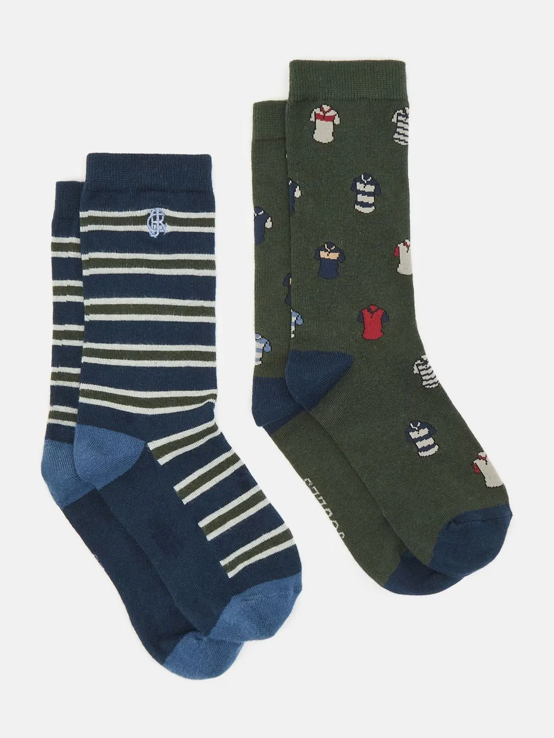 Joules Kingsbury Men's 2 Pack Socks