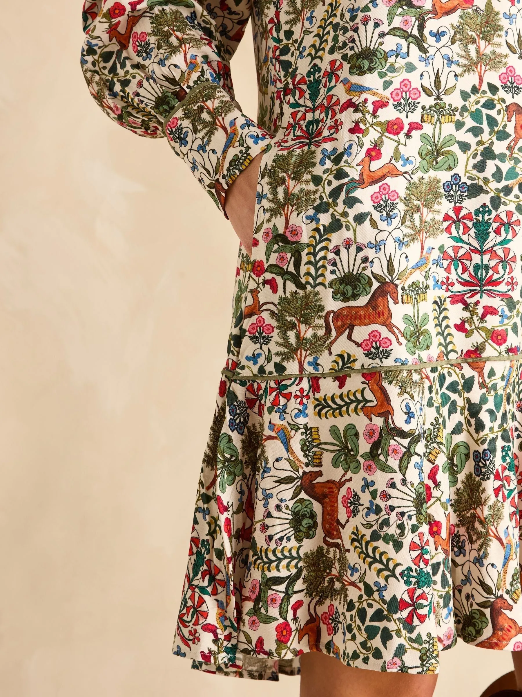 Joules Lydia Long Sleeve Shirt Dress