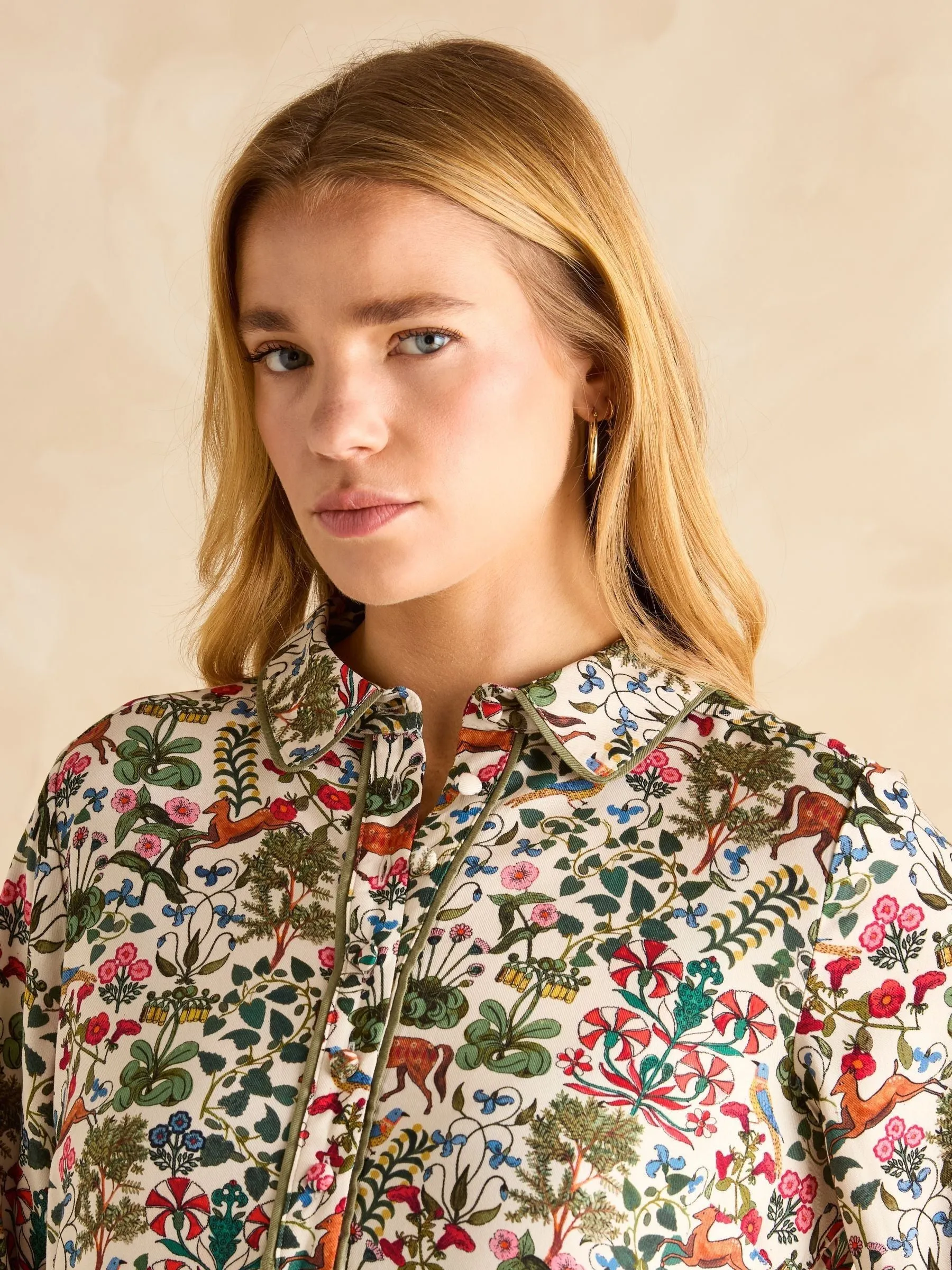 Joules Lydia Long Sleeve Shirt Dress
