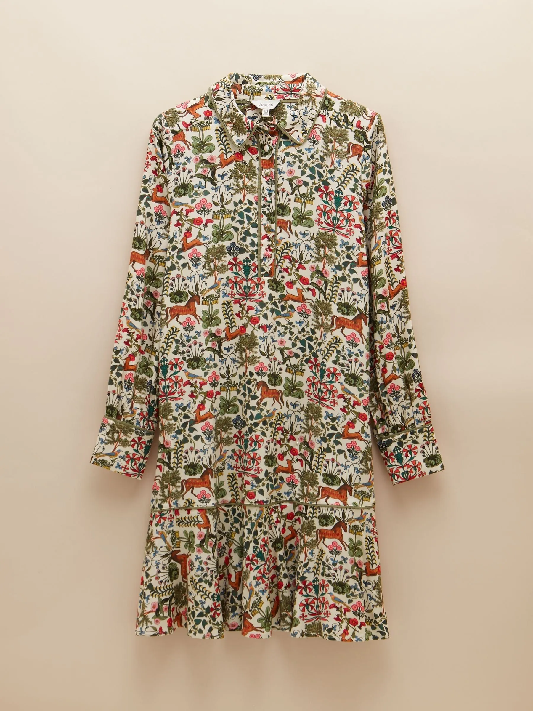 Joules Lydia Long Sleeve Shirt Dress