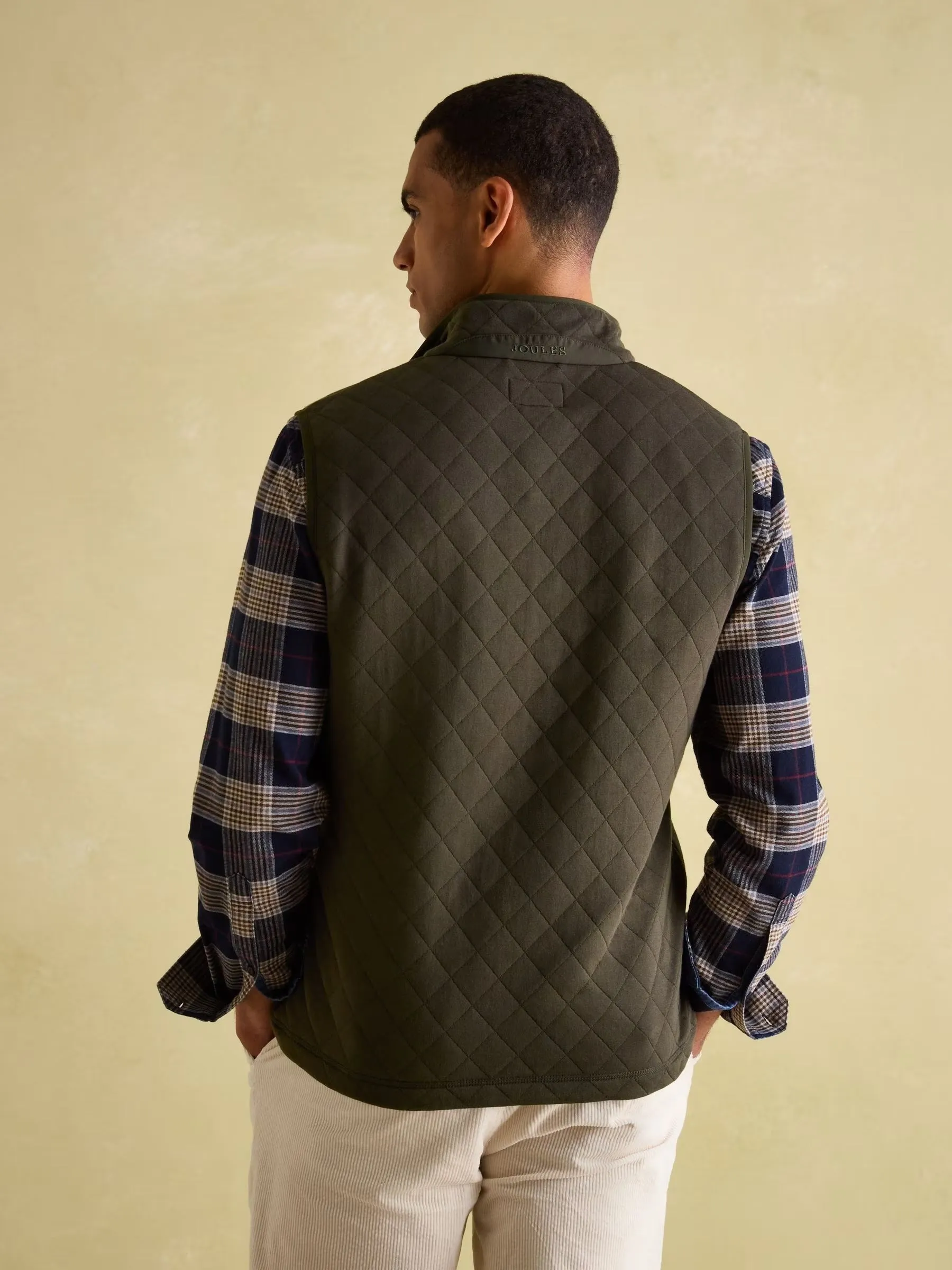 Joules Malton Quilted Jersey Gilet