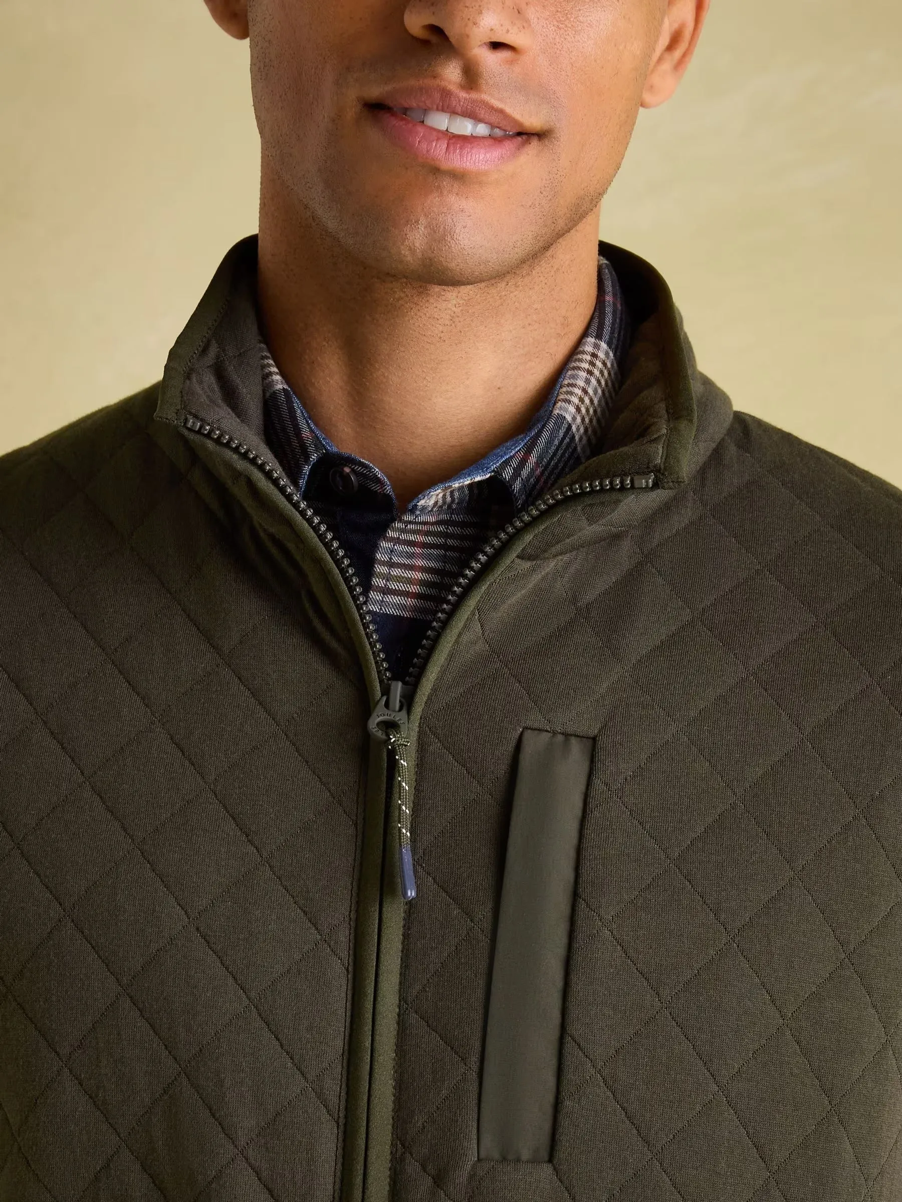 Joules Malton Quilted Jersey Gilet