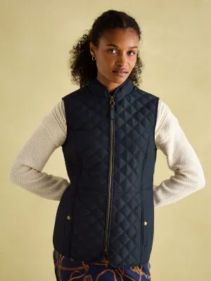 Joules Minx Showerproof Diamond Quilted Gilet