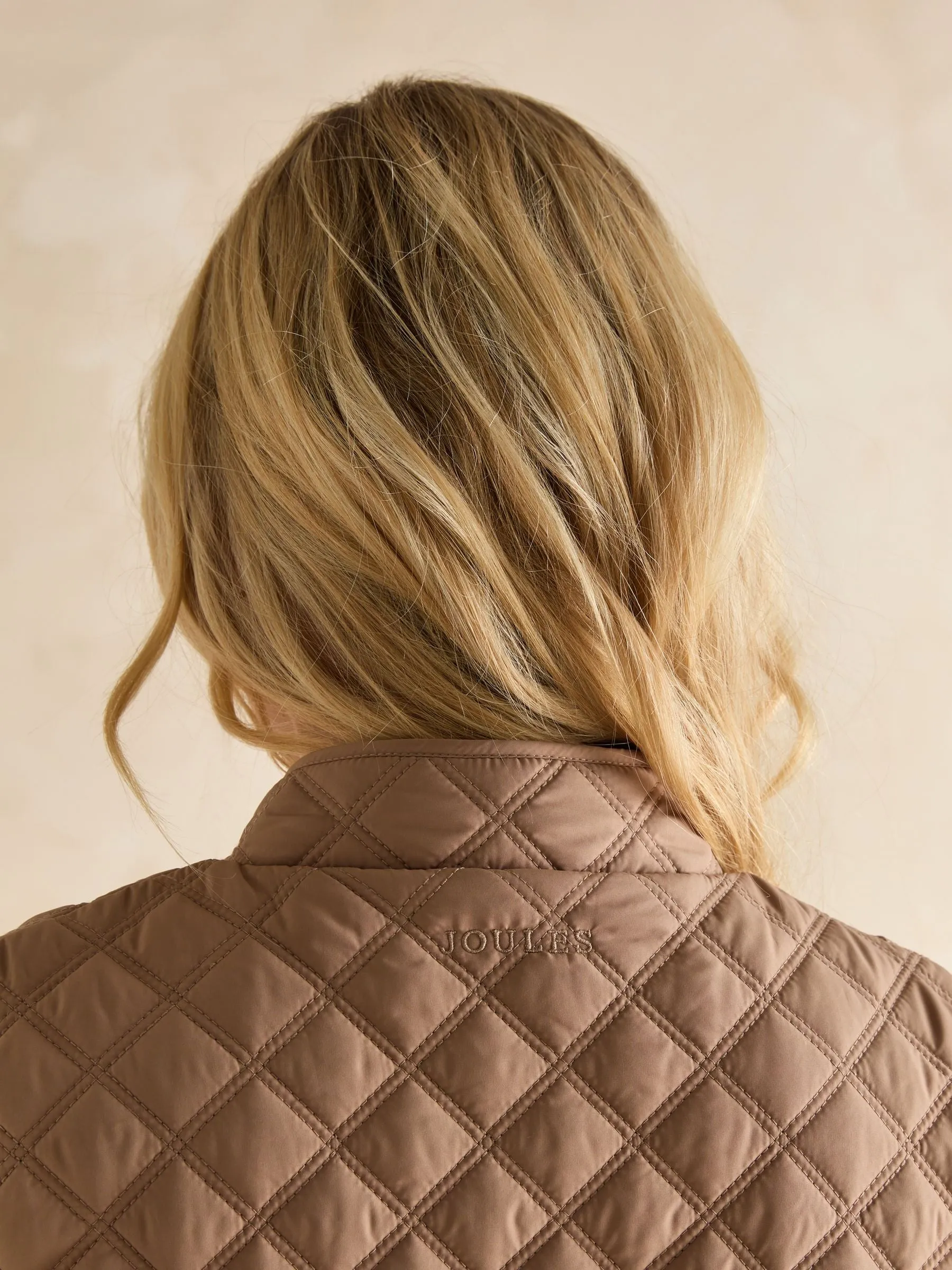 Joules Minx Showerproof Diamond Quilted Gilet