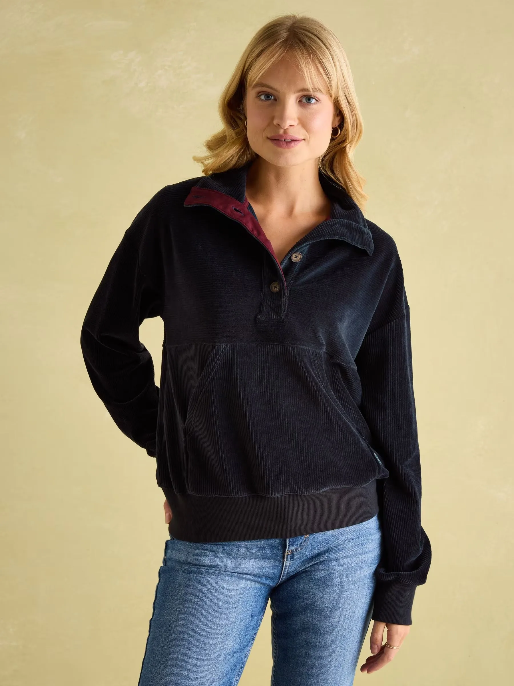 Joules Renee Corduroy Sweatshirt