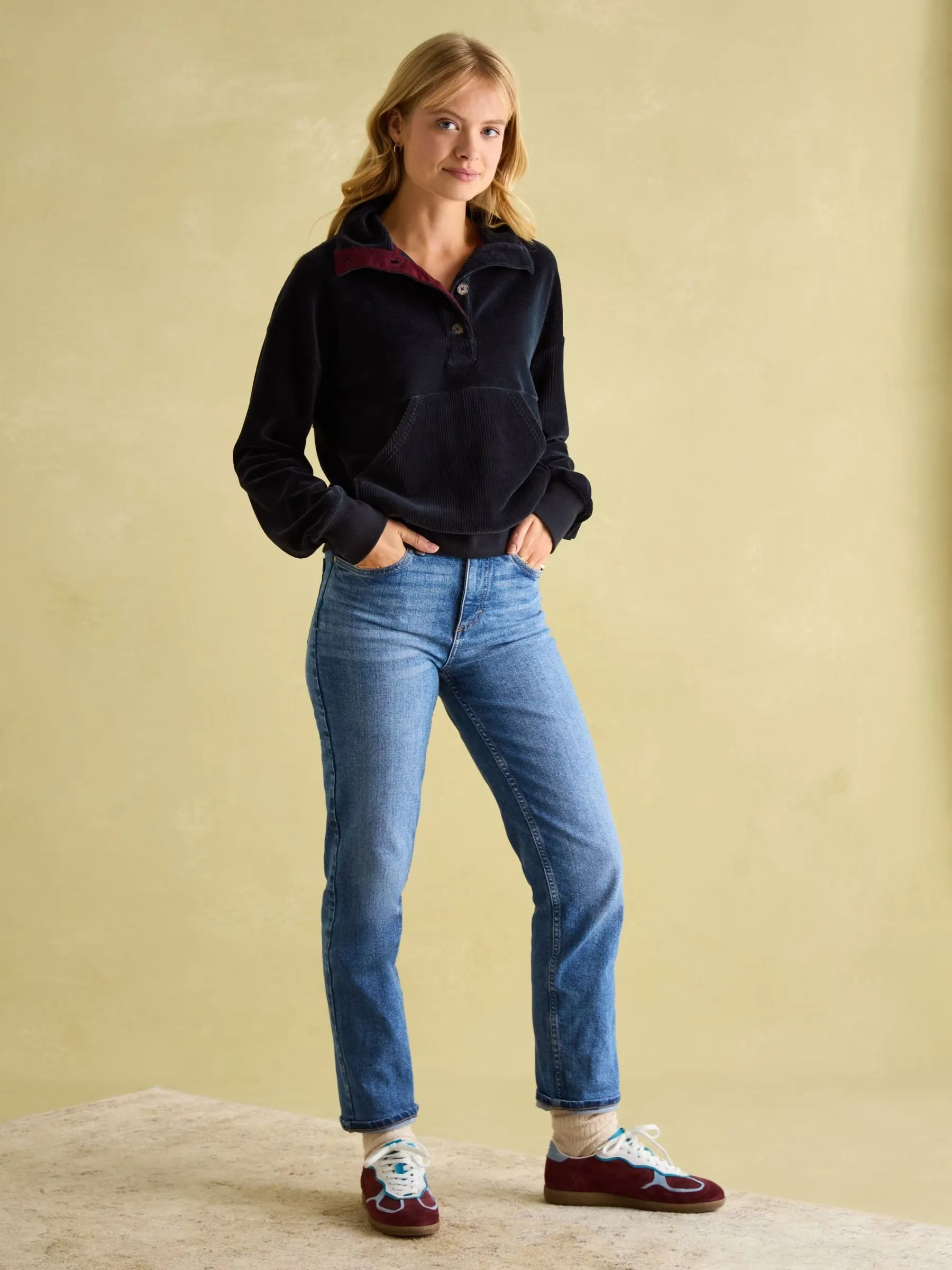 Joules Renee Corduroy Sweatshirt