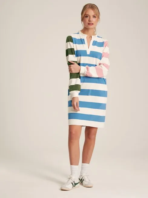 Joules Sophia Cotton Rugby Shirt Dress