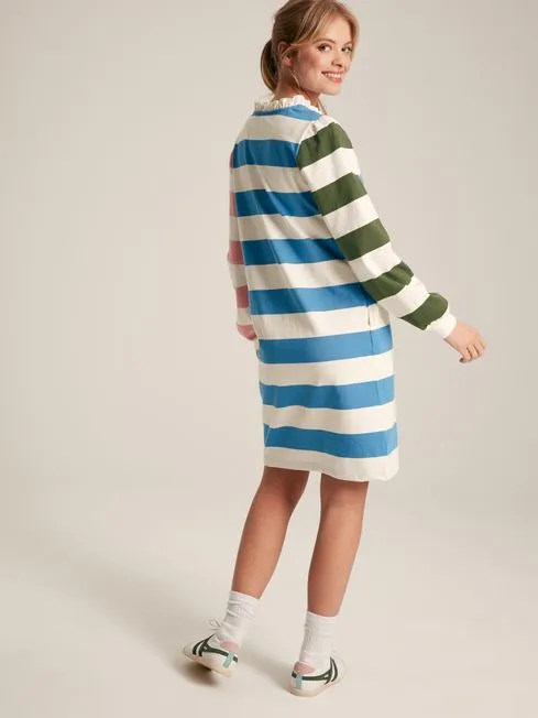Joules Sophia Cotton Rugby Shirt Dress