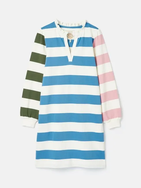 Joules Sophia Cotton Rugby Shirt Dress