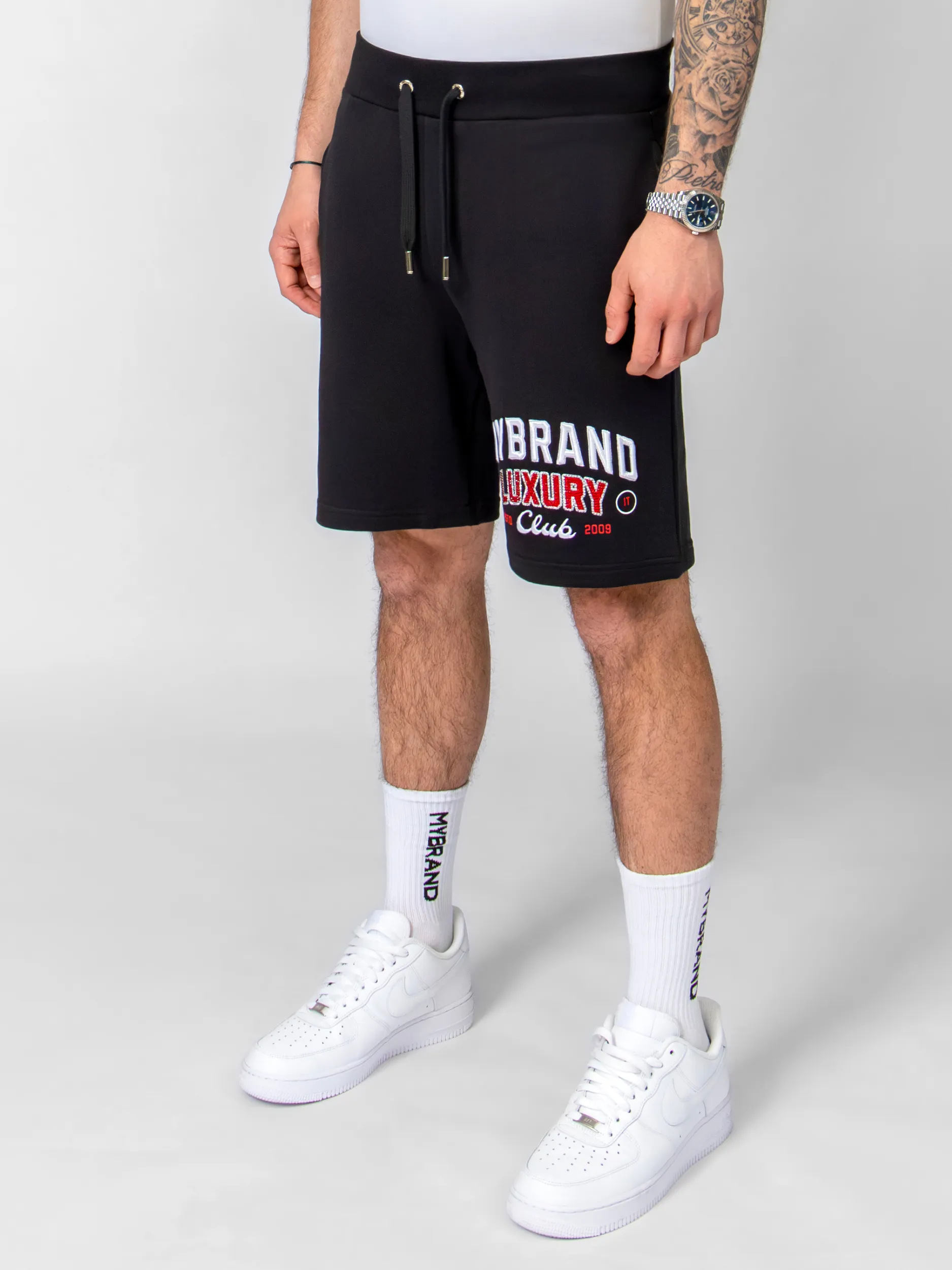 Luxury Club MYBRAND short | BLACK