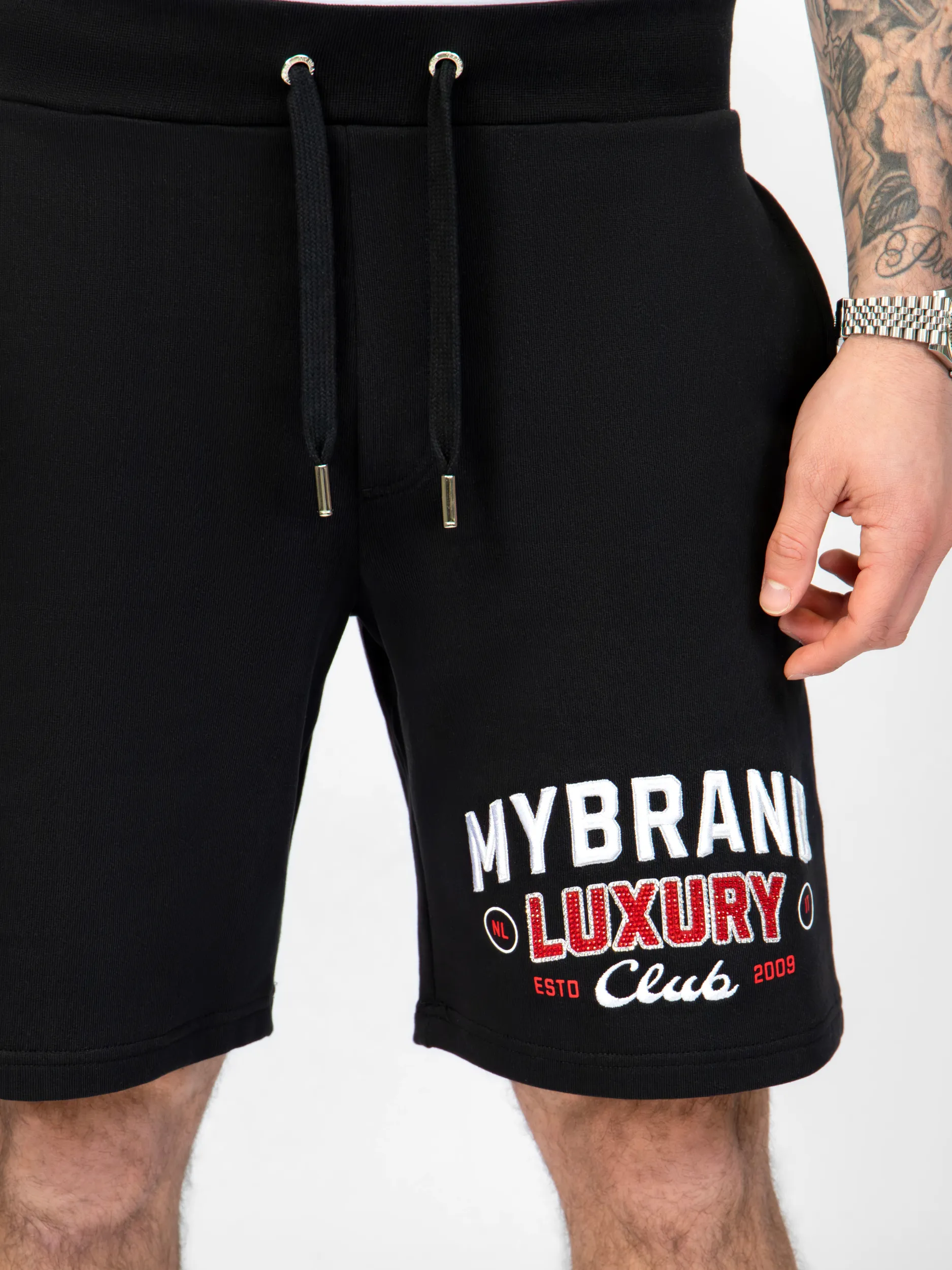Luxury Club MYBRAND short | BLACK