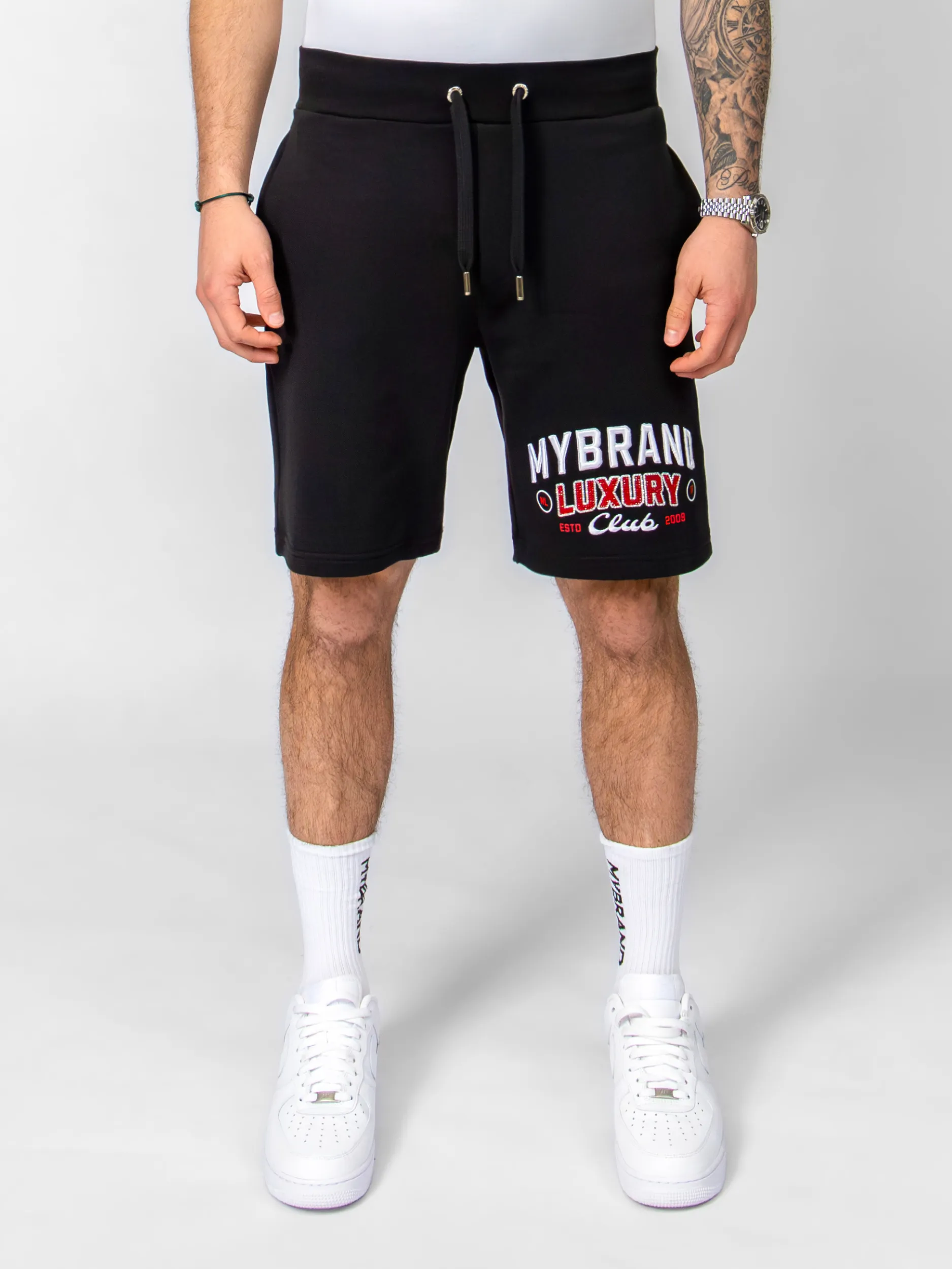 Luxury Club MYBRAND short | BLACK