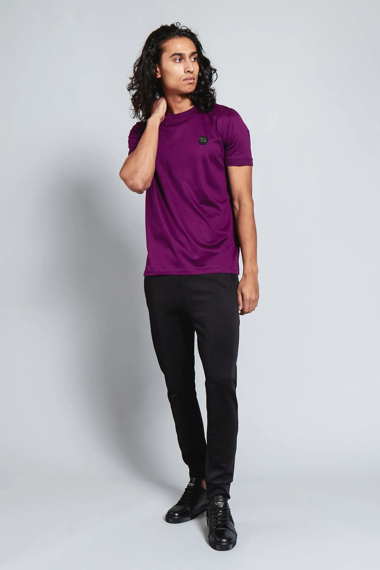 MB Chest Badge Shirt | BURGUNDY