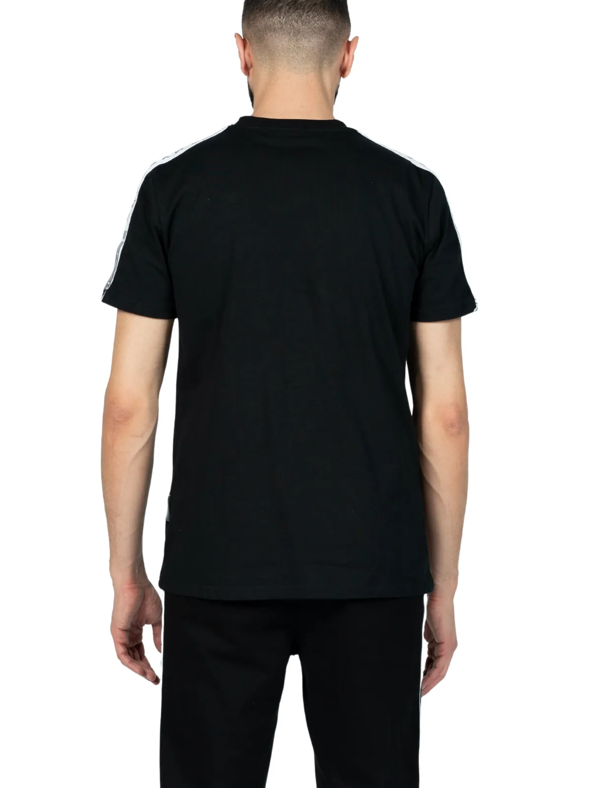 MB CONTRAST TAPING SHIRT BLACK | BLACK