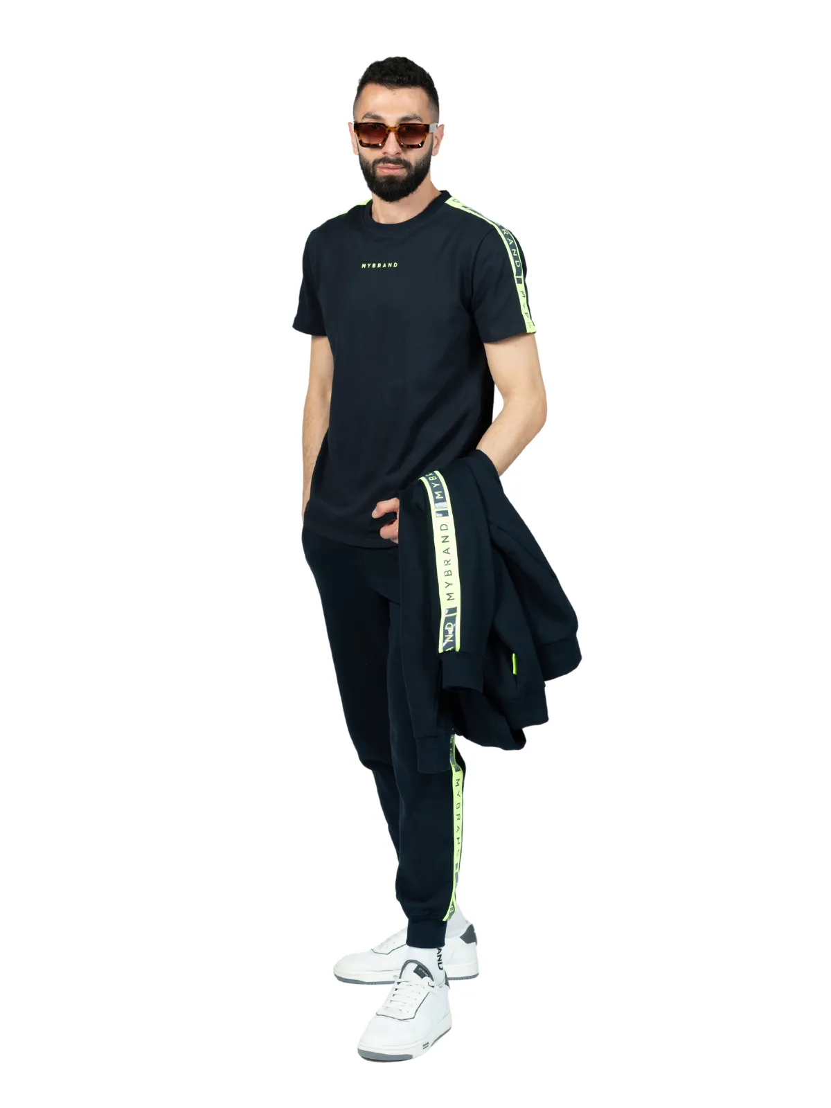 MB CONTRAST TAPING SHIRT KOBALT | KOBALT BLUE