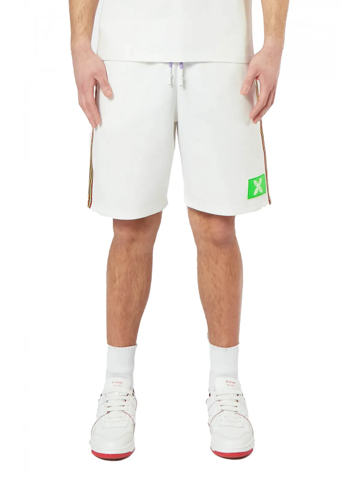MB GREEN TAPING SHORT | OFF-WHITE