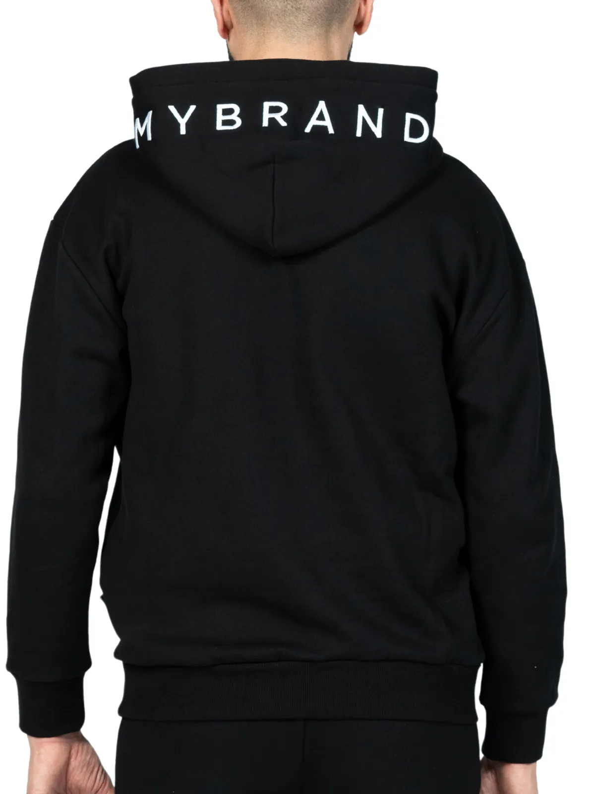 MB HEXAGON PATCH HOODIE BLA | BLACK