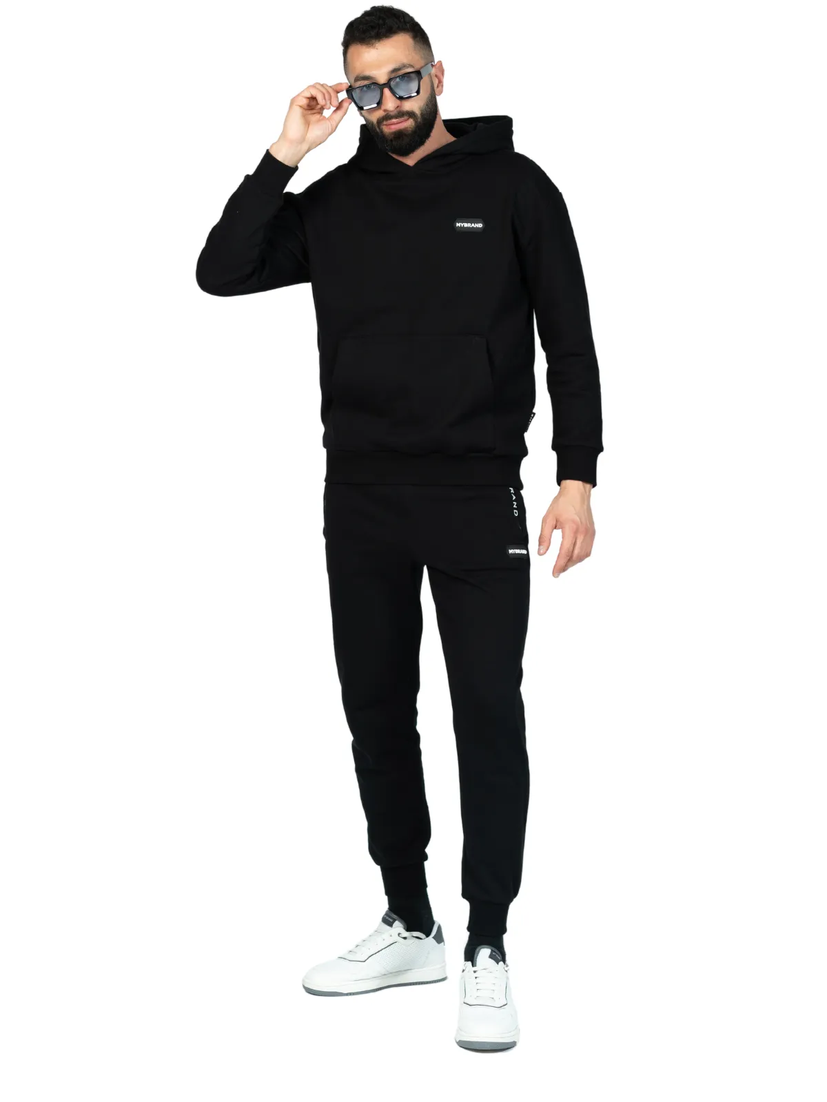 MB HEXAGON PATCH JOGGINGPAN | BLACK
