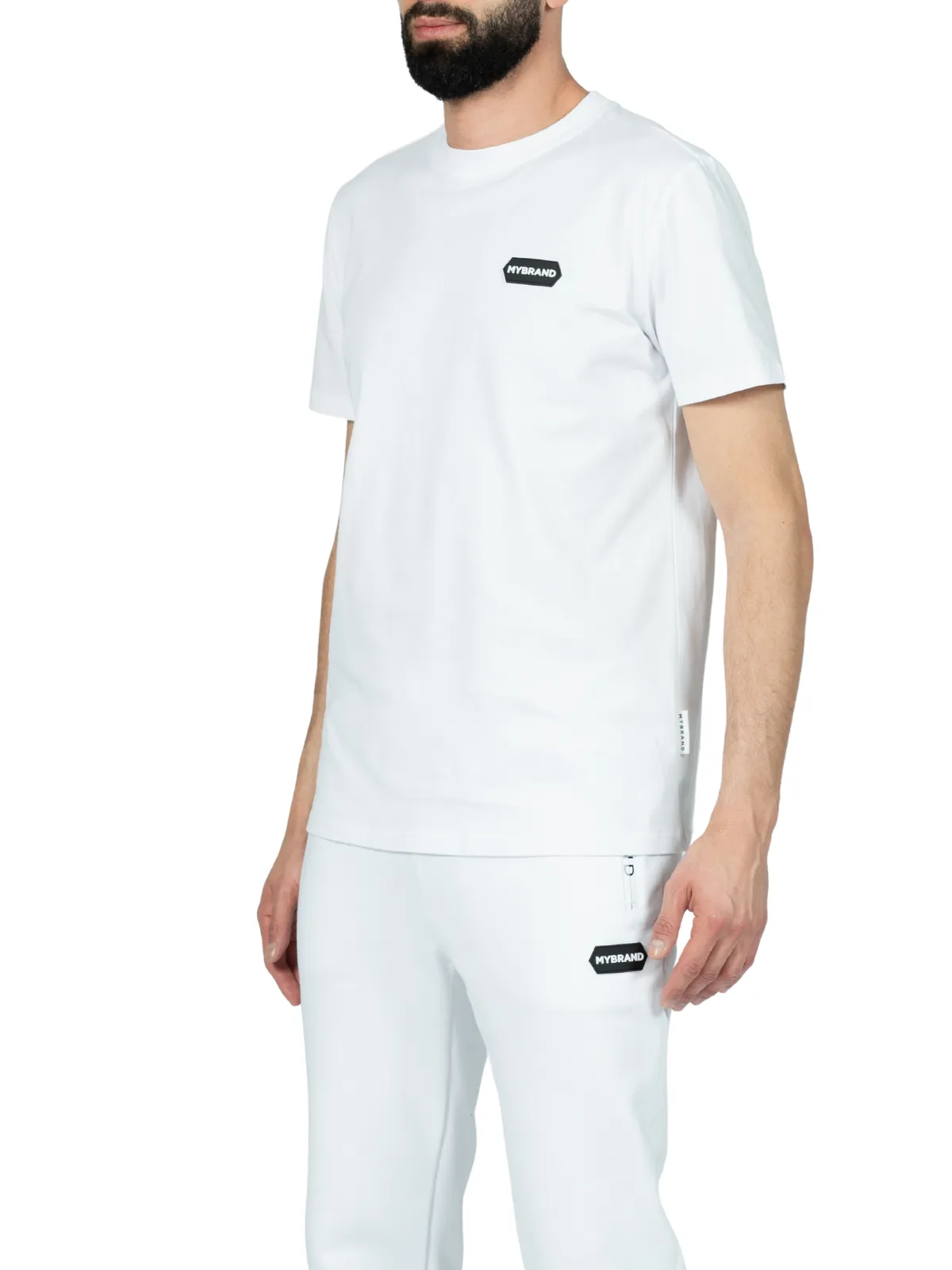 MB HEXAGON PATCH T-SHIRT WH | WHITE