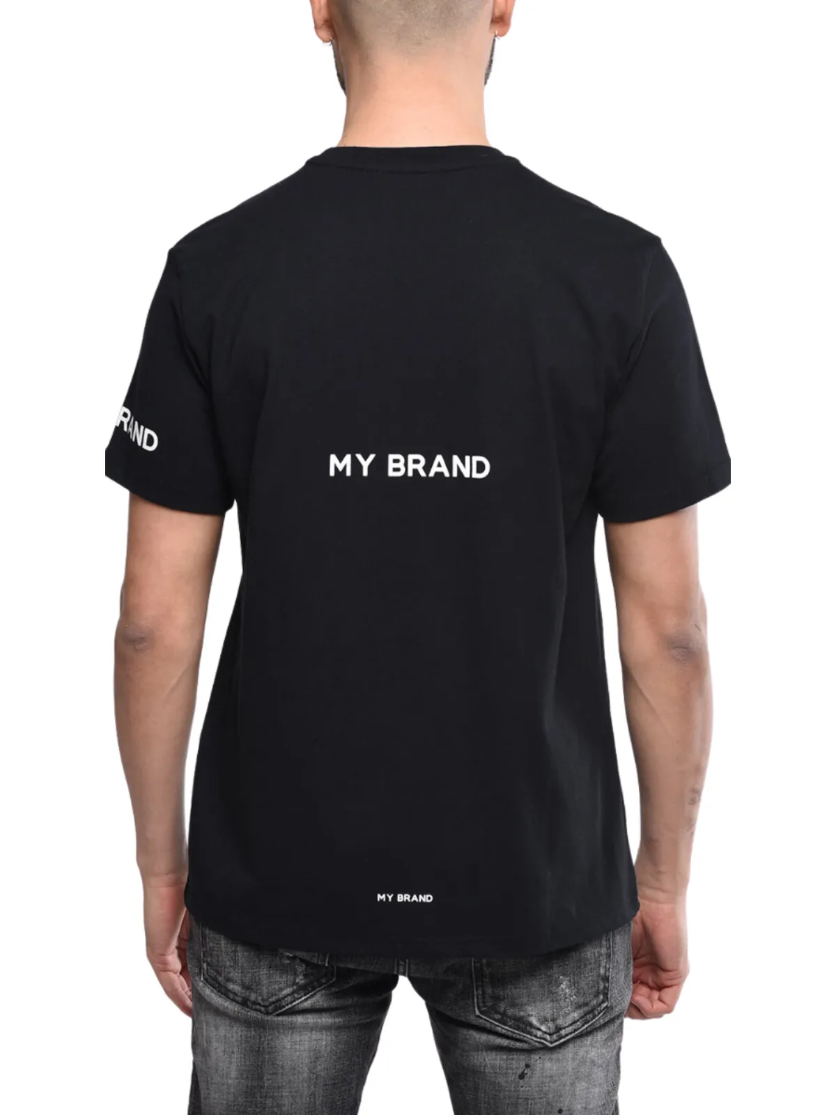 Multibranding Tshirt Bl/Wh | BLACK