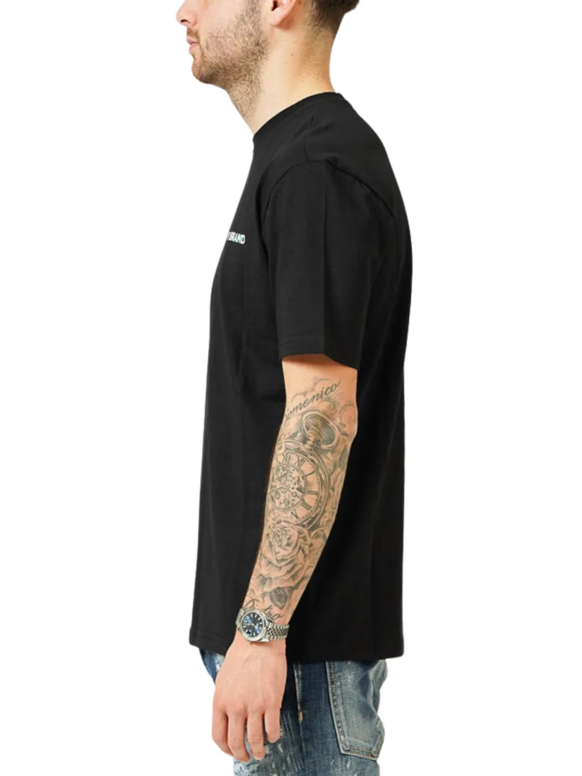 MY BRAND LINES BLACK T-SHIRT | BLACK