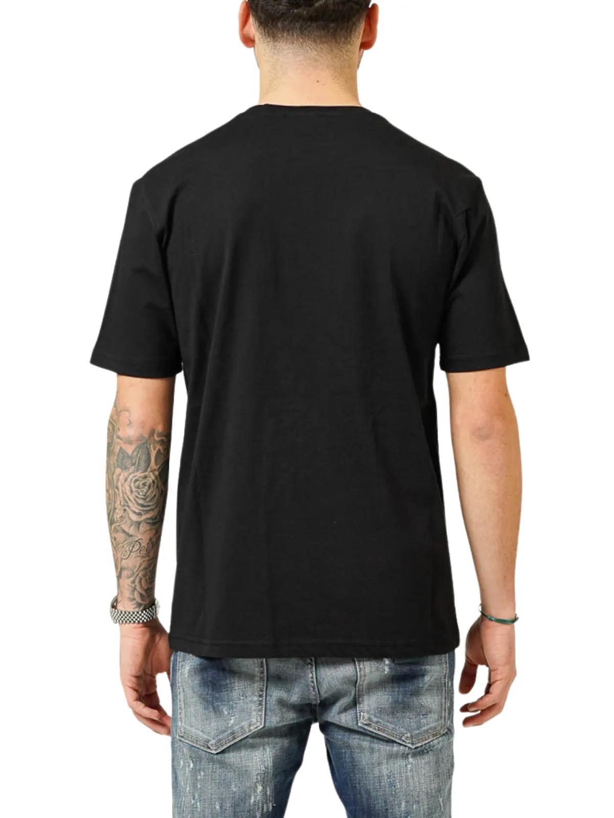 MY BRAND LINES BLACK T-SHIRT | BLACK