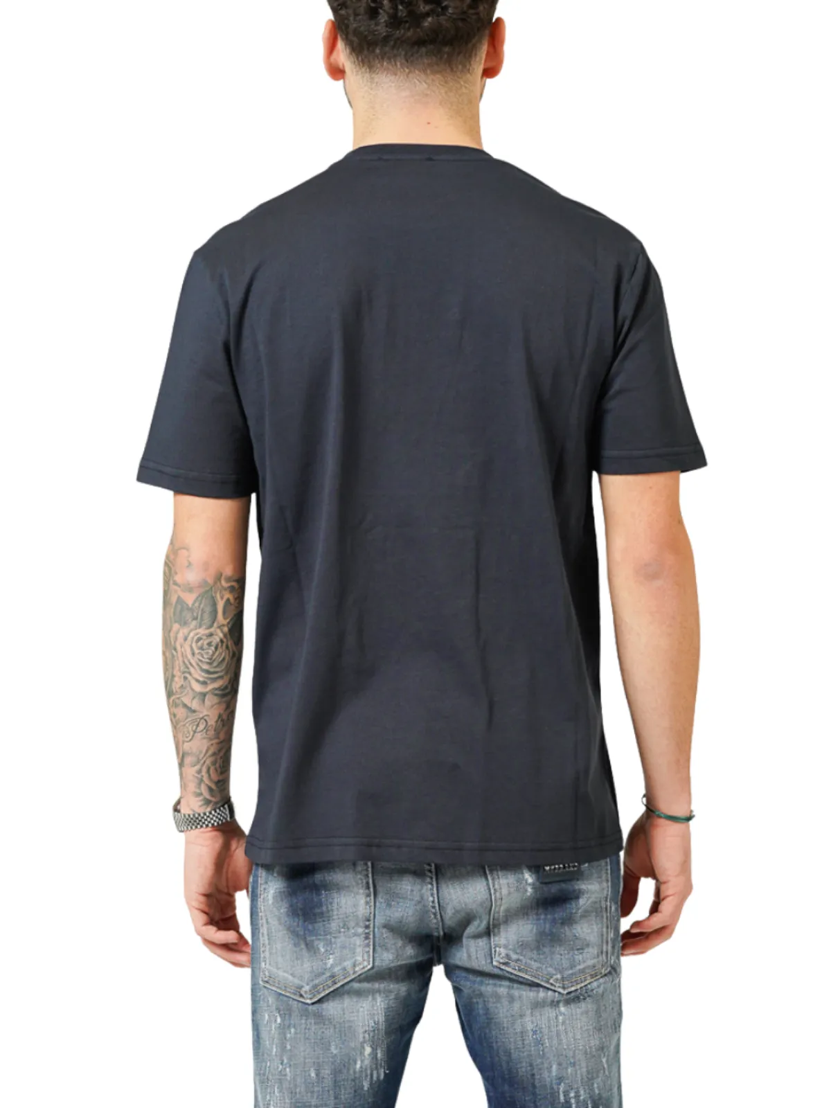 MY BRAND LOGO NAVY T-SHIRT | NAVY