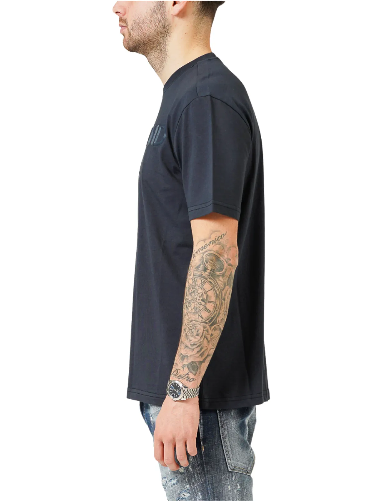 MY BRAND LOGO NAVY T-SHIRT | NAVY
