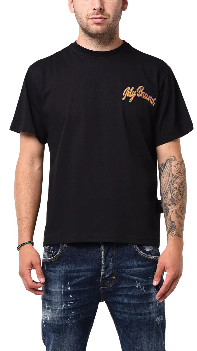 MY BRAND NBA LETTERS T-SHIRT | BLACK