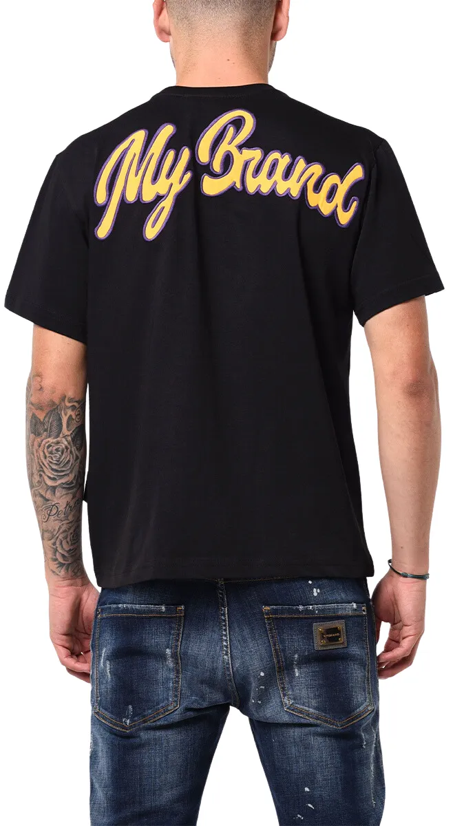 MY BRAND NBA LETTERS T-SHIRT | BLACK