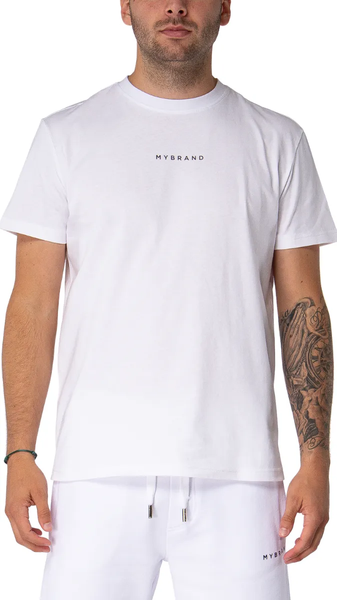 My Brand Rainbow College T-Shirt White | WHITE