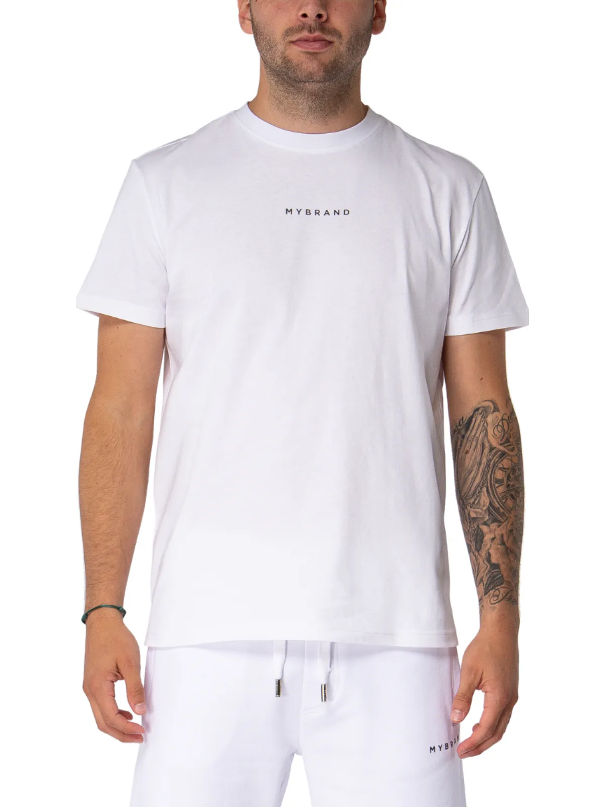 My Brand Rainbow College T-Shirt White | WHITE