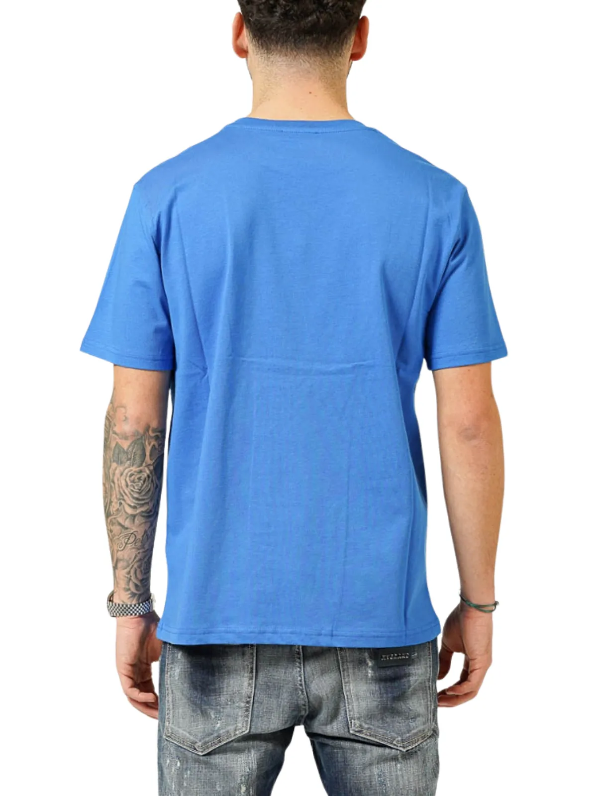 MY BRAND UPSIDE DOWN CHEST KOBALT T-SHIRT | KOBALT BLUE