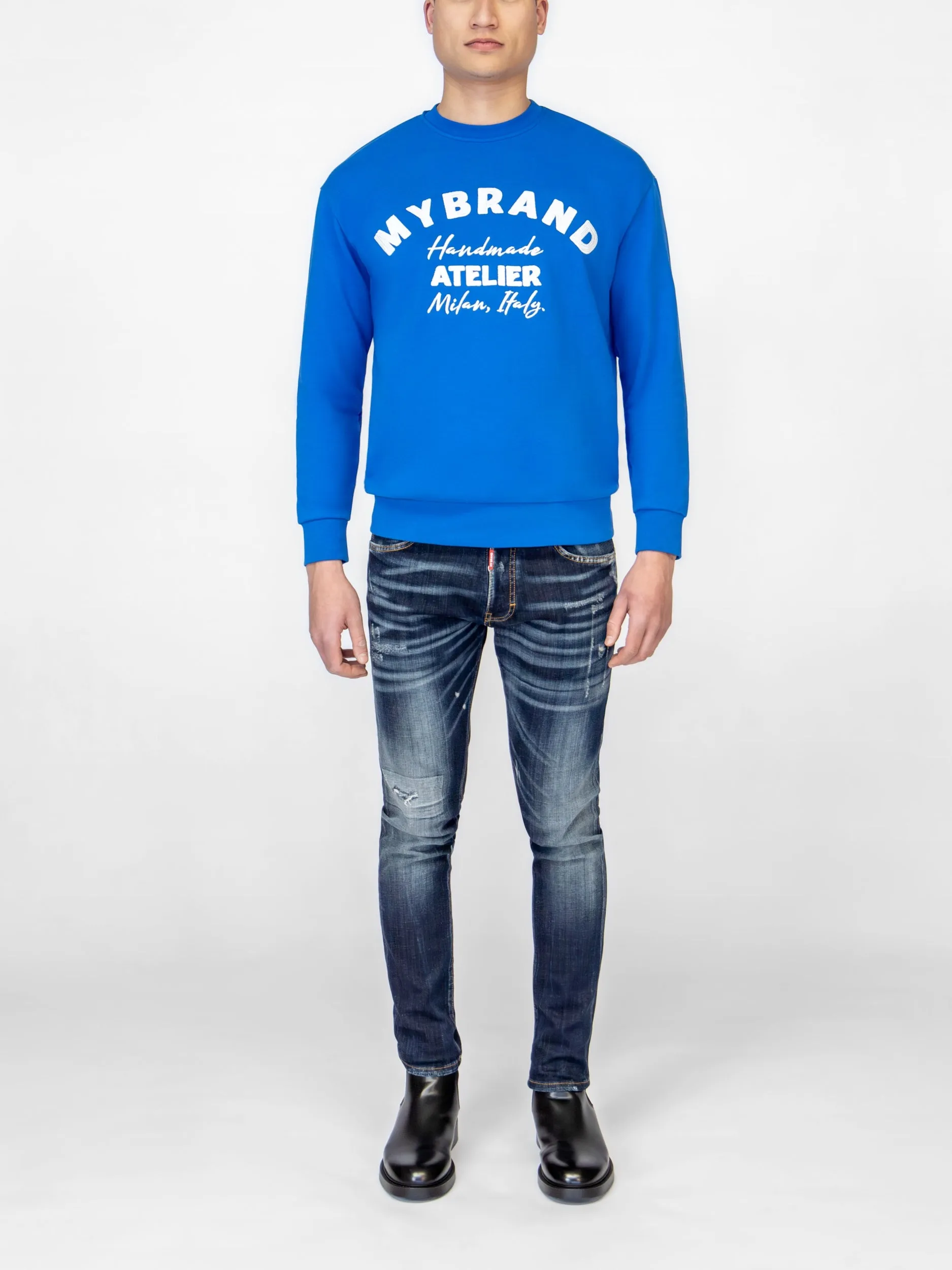 MYBRAND ATELIER ITALY SWEATER | BLUE