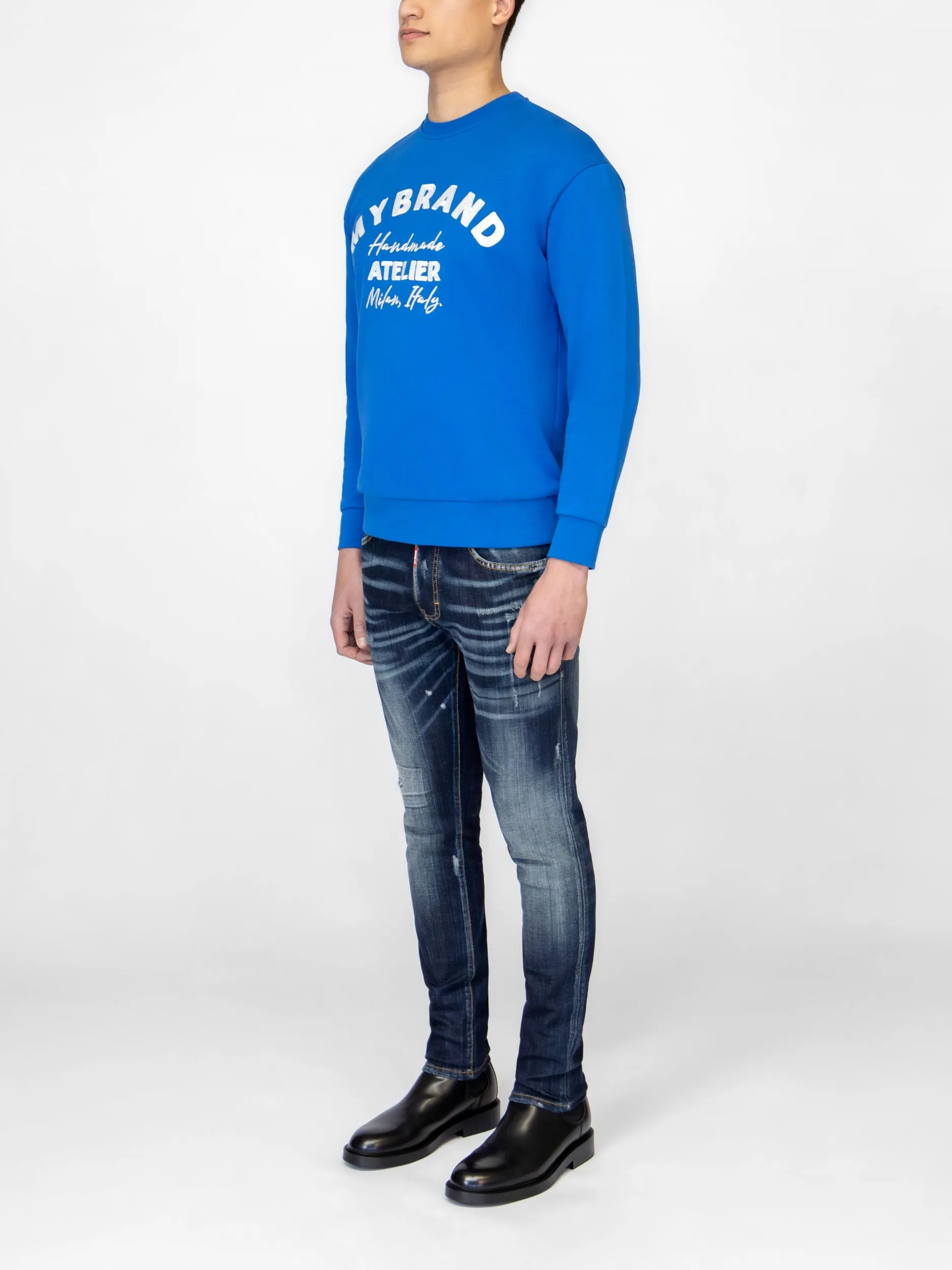 MYBRAND ATELIER ITALY SWEATER | BLUE