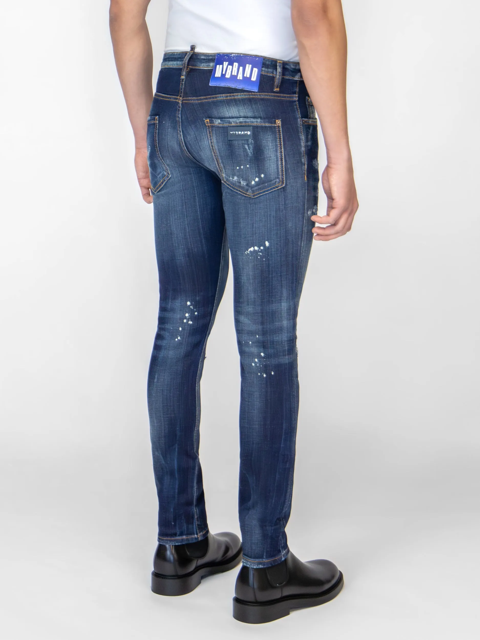 MYBRAND DODDED JEANS | BLUE