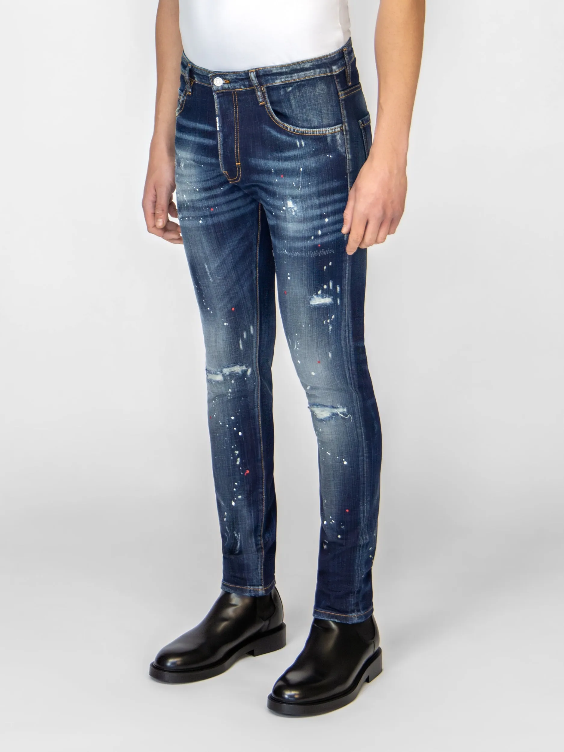 MYBRAND DODDED JEANS | BLUE