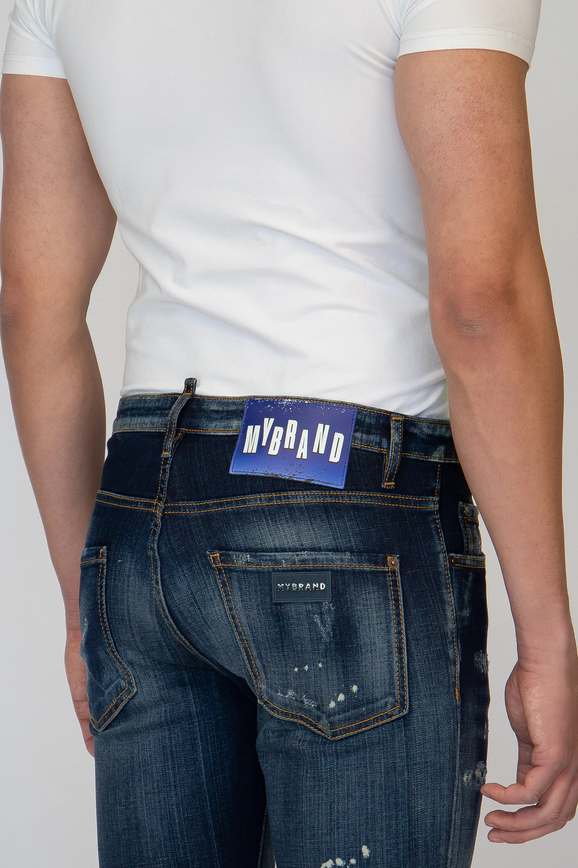 MYBRAND DODDED JEANS | BLUE