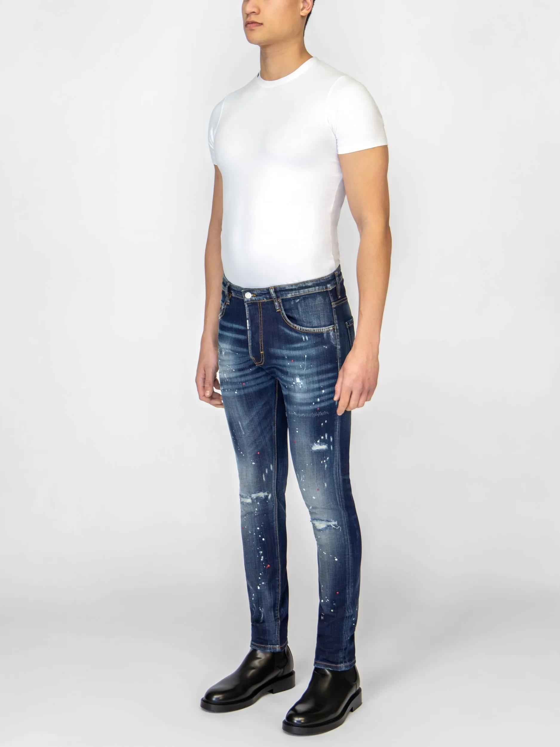 MYBRAND DODDED JEANS | BLUE