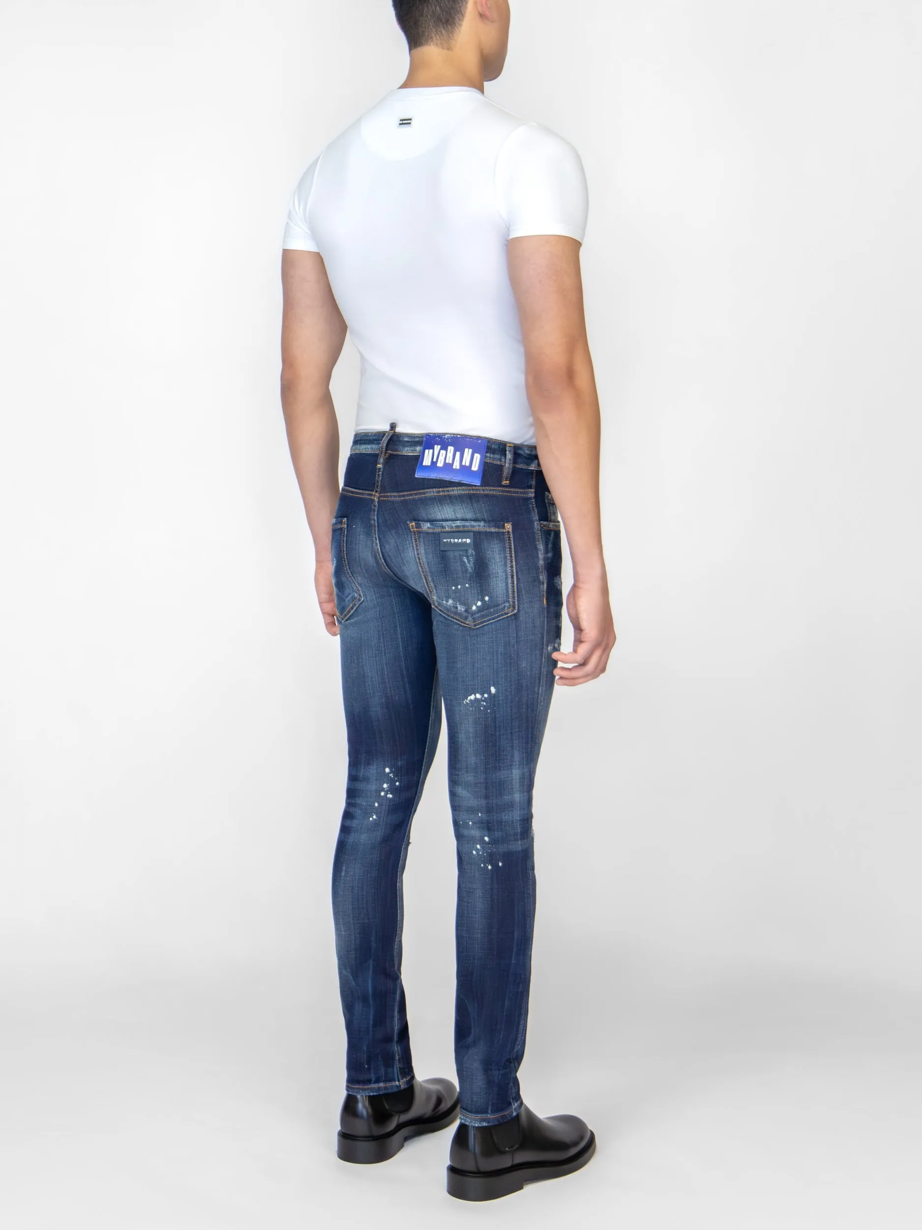 MYBRAND DODDED JEANS | BLUE
