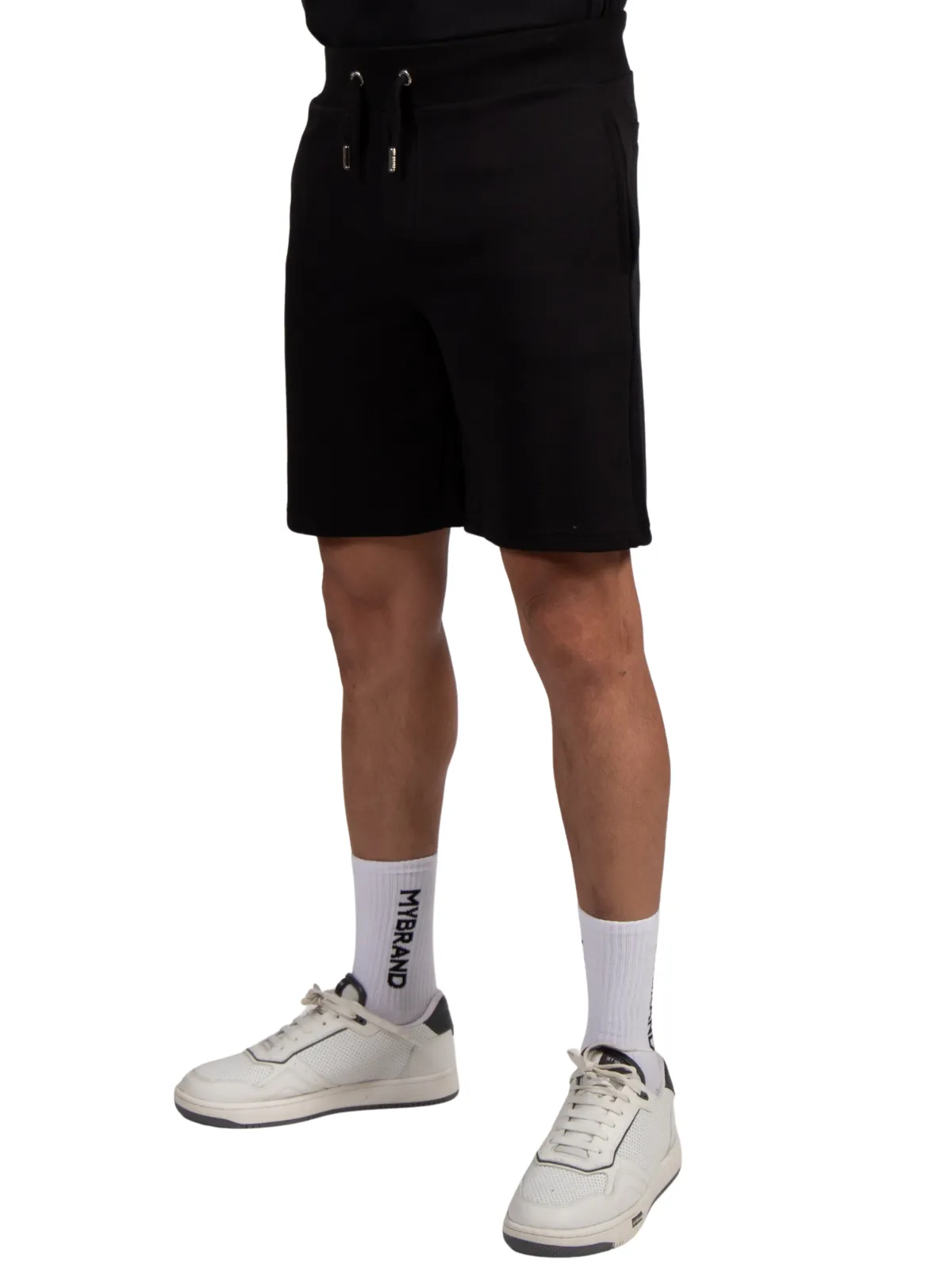 MYBRAND Embosed Statement Short Black | BLACK