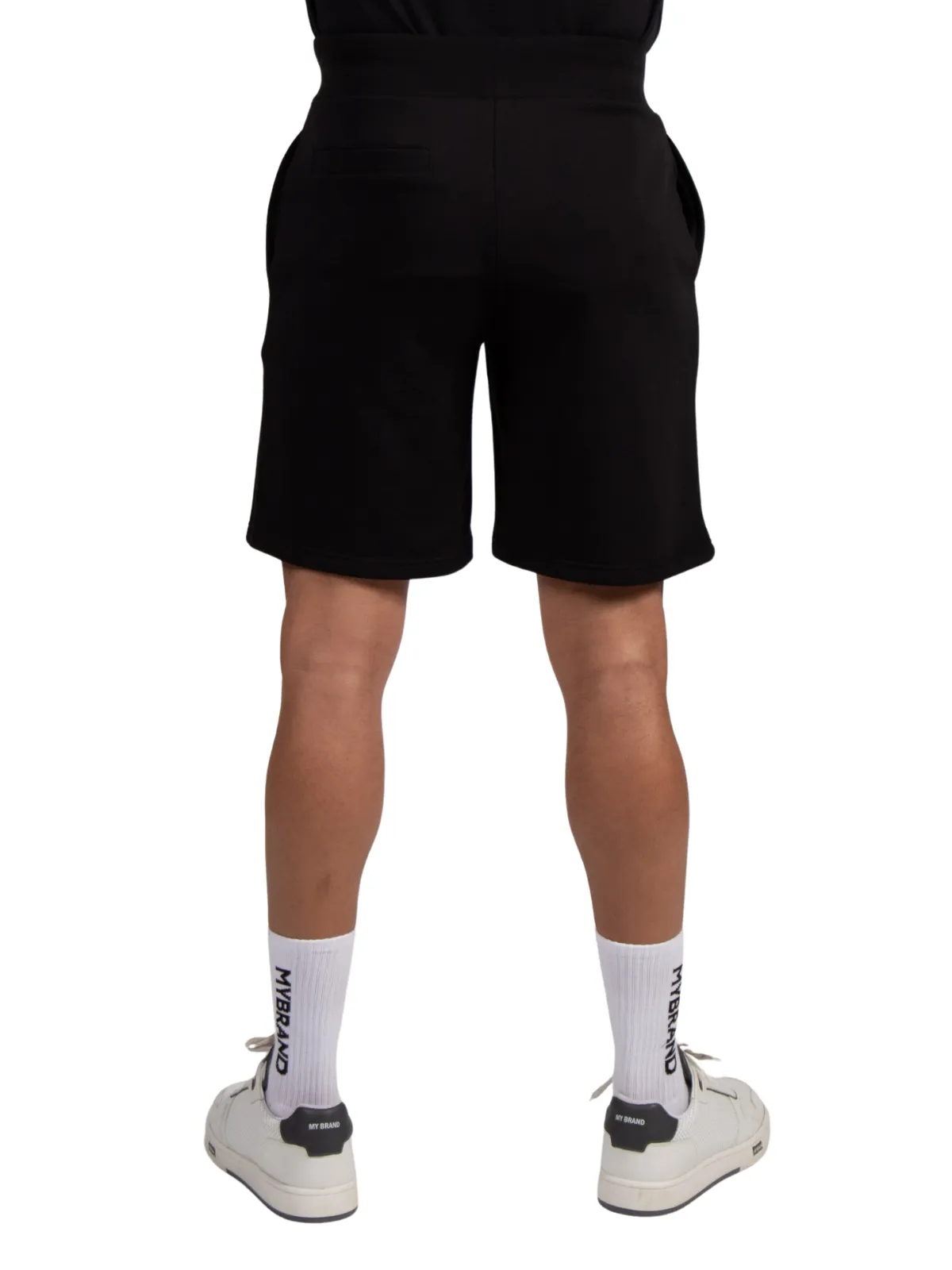 MYBRAND Embosed Statement Short Black | BLACK