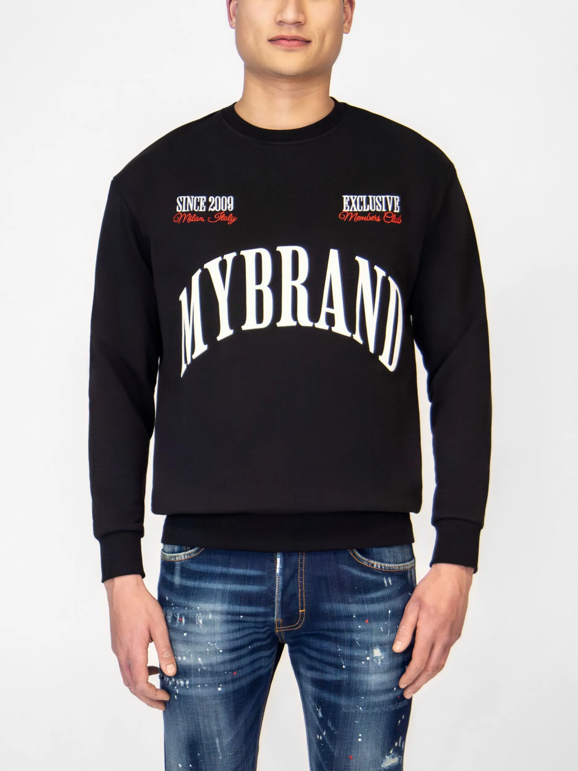 MYBRAND MILAN MEMBERS CLUB SWEATER | BLACK