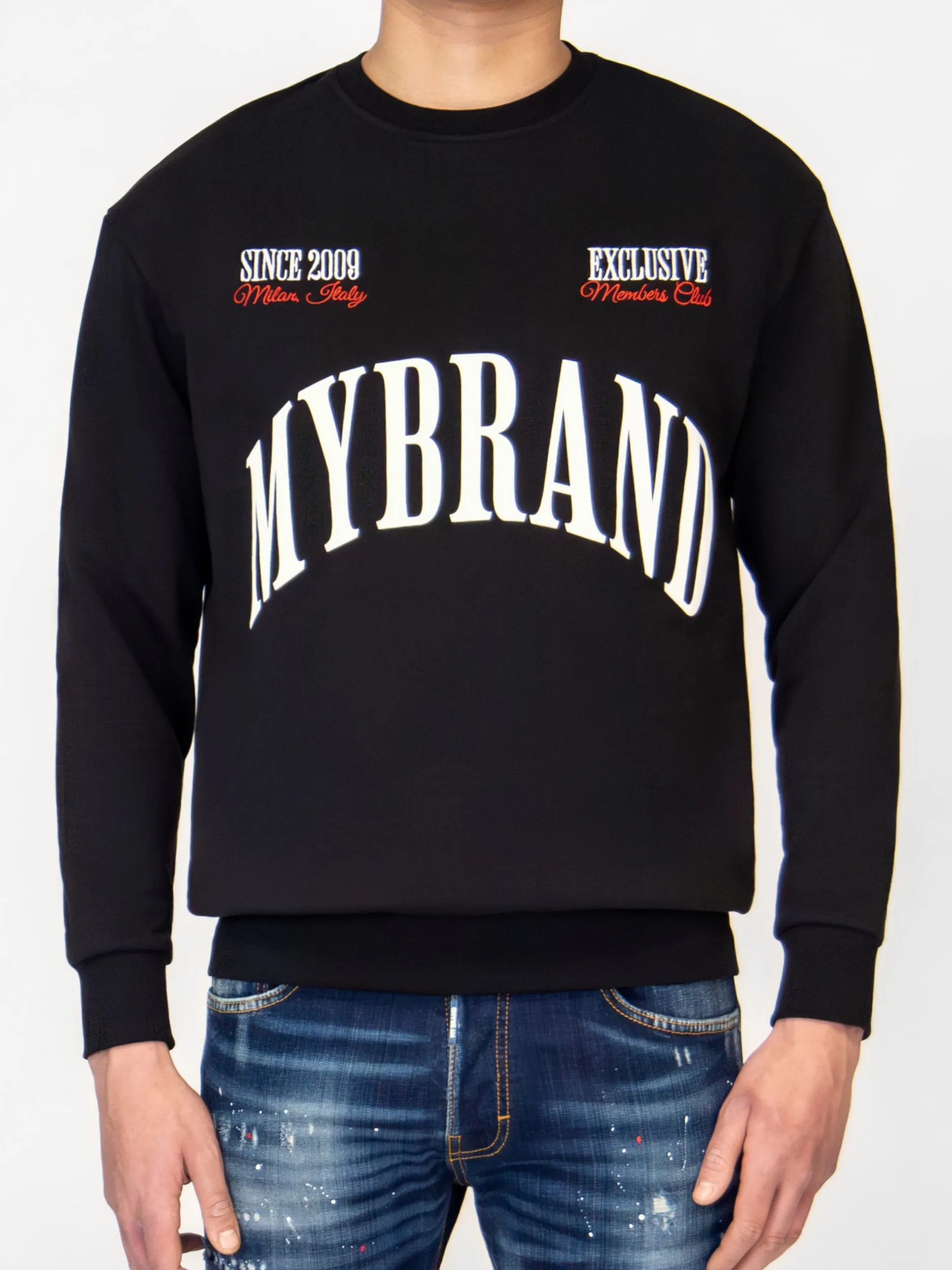 MYBRAND MILAN MEMBERS CLUB SWEATER | BLACK