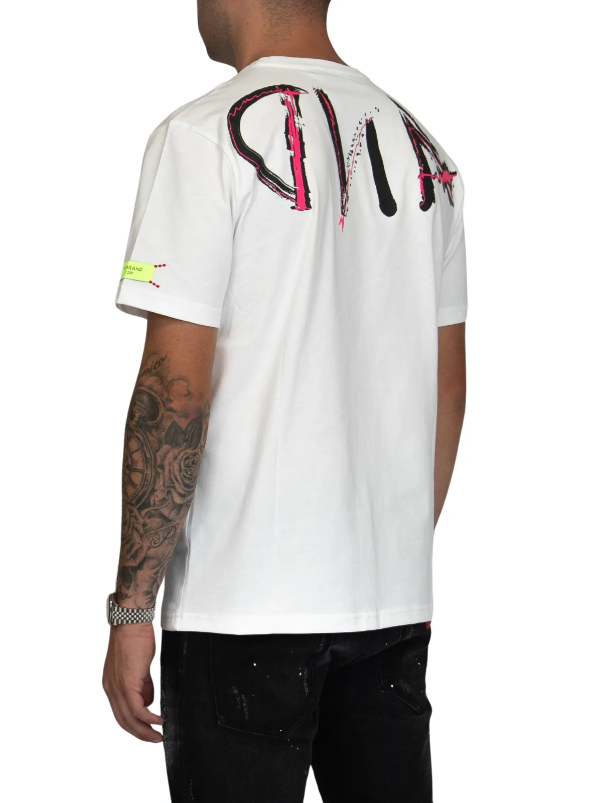 MYBRAND Signature Scribble Tee | OFF-WHITE