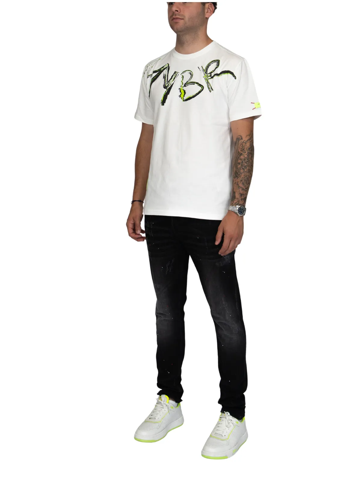 MYBRAND Signature Scribble Tee | OFF-WHITE