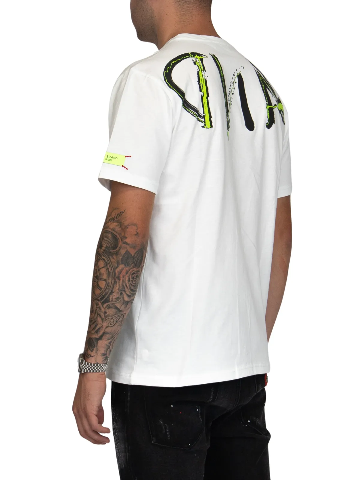 MYBRAND Signature Scribble Tee | OFF-WHITE