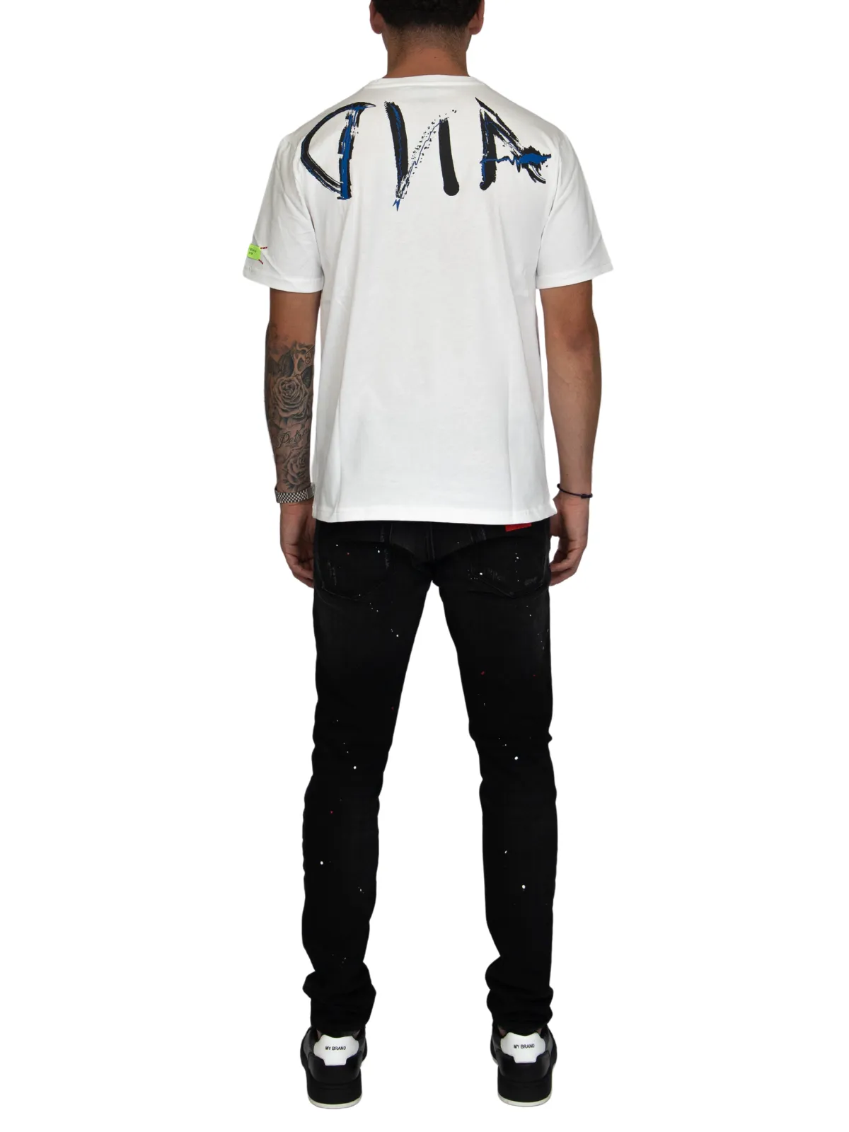 MYBRAND Signature Scribble Tee | OFF-WHITE